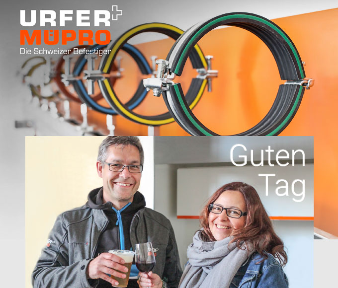 Urfer-Müpro – Die Schweizer Befestiger – Paar Urfer bei der Aufrichte des Neubaus 2019