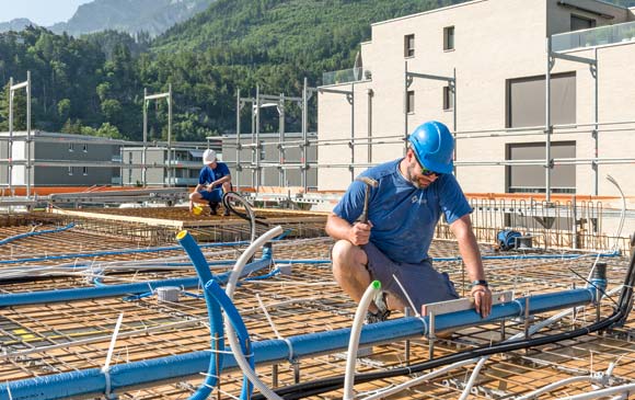 Urfer-Müpro – Einbau von Distanzhaltern – Überbauung Herreney