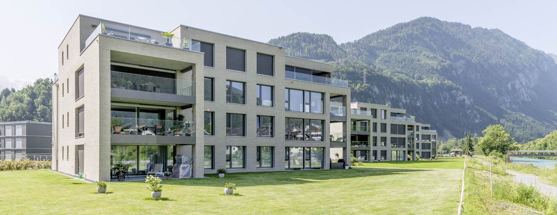 Bild Überbauung Herreney Interlaken Aarehäuser
